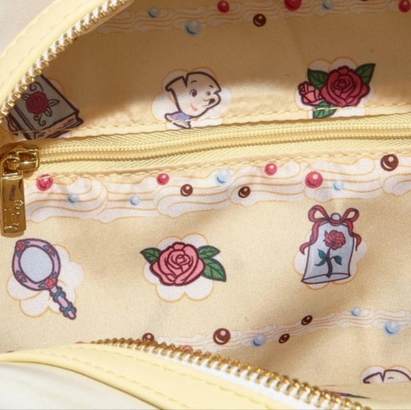 Loungefly Disney Beauty and the Beast Belle Cake Mini Backpack Nwt - Picture 5 of 6
